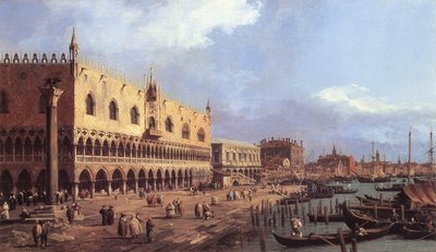 Riva degli Schiavoni by Giovanni Antonio Canal